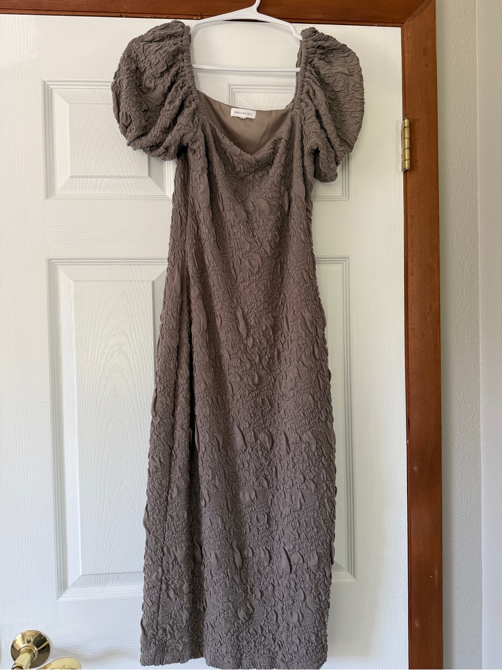 Small Pinkblush Endless Blu Maternity Puff Sleeve Dress